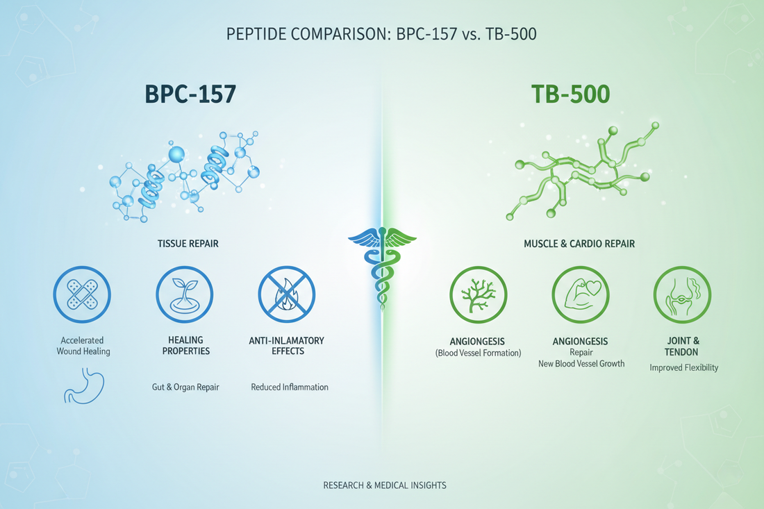 BPC-157 vs TB-500: Understanding the Difference for Recovery Research